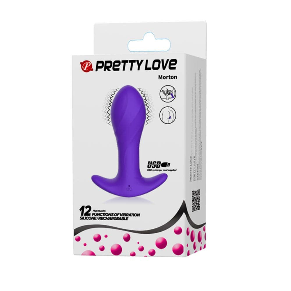 Precioso plug anal masajeador morado
