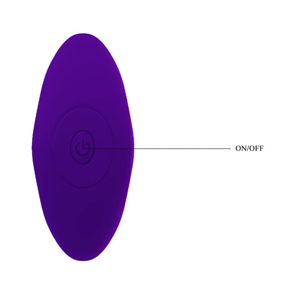 Precioso plug anal masajeador morado