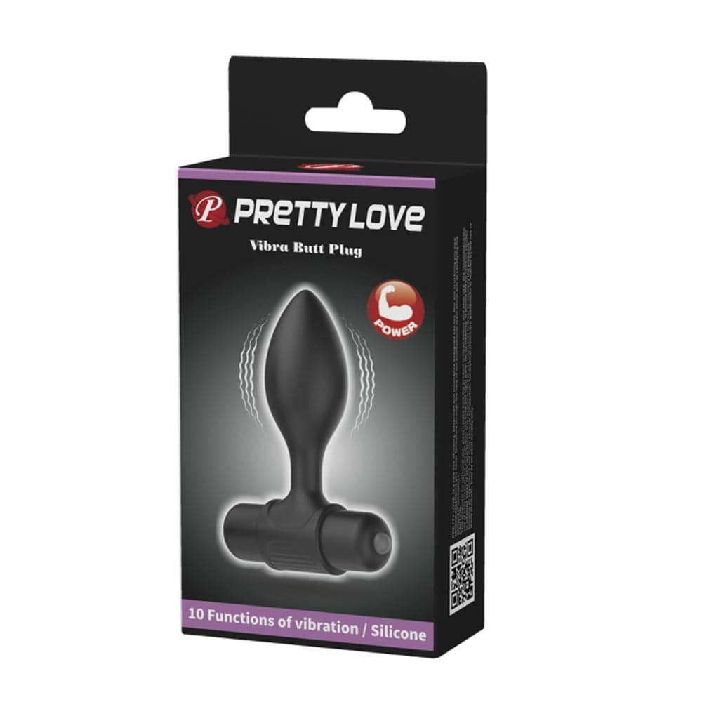 Pretty Love Vibra Butt Plug Negro