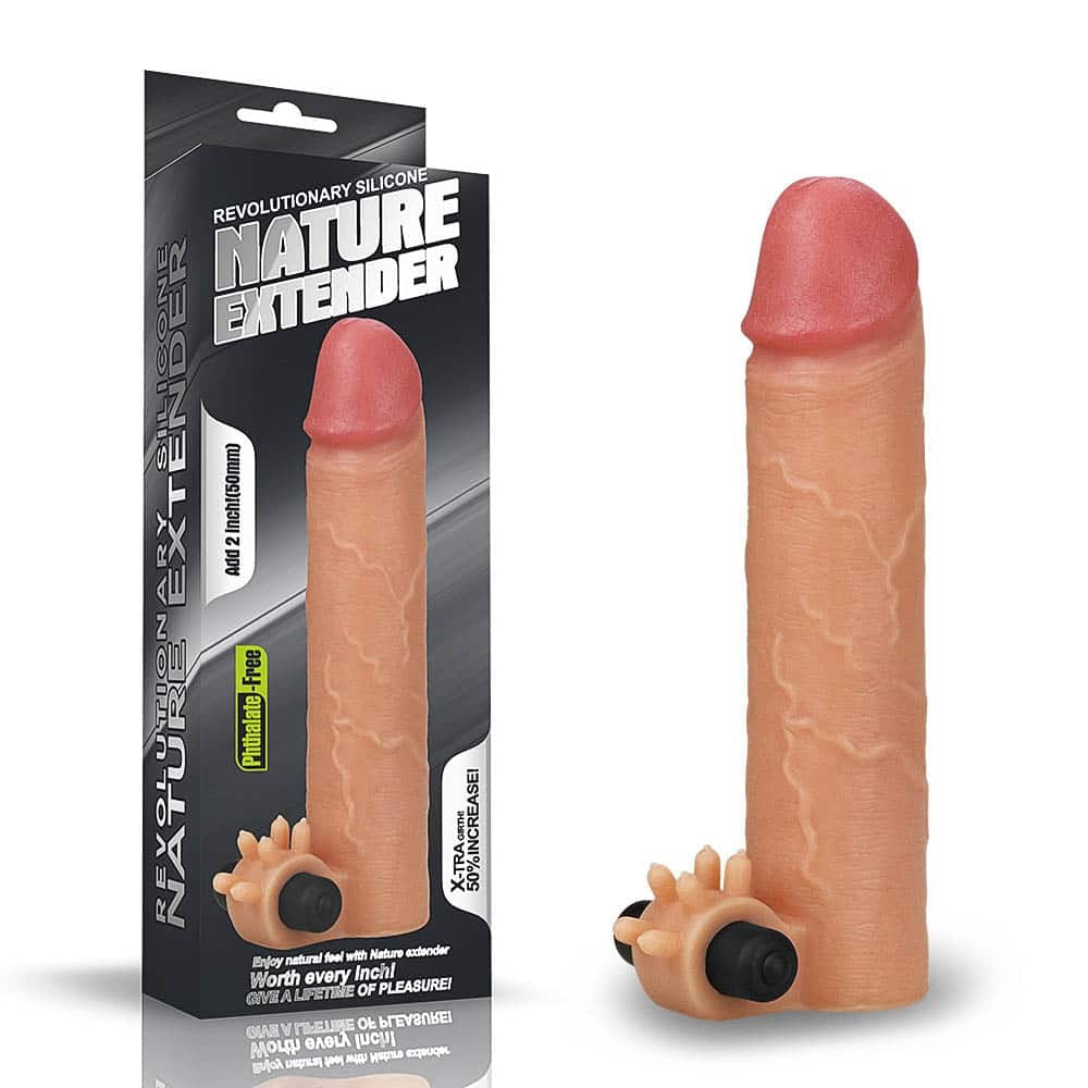 Añadir extensor vibrador de silicona de 2"