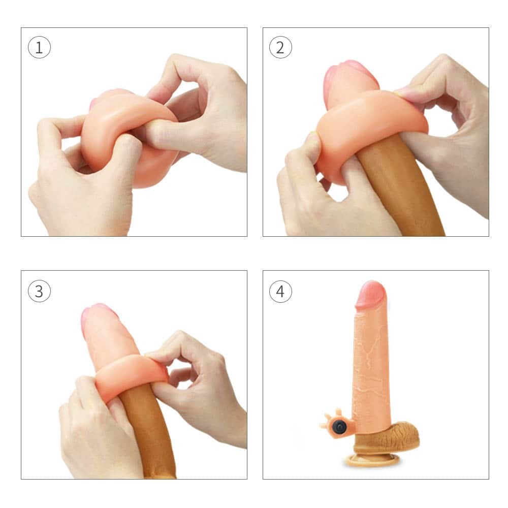 Añadir extensor vibrador de silicona de 2"