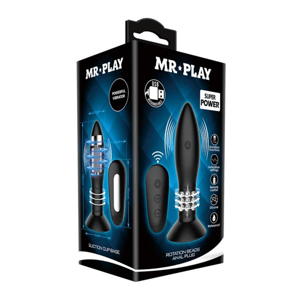 Mr. Play Rotation Beads Plug anal