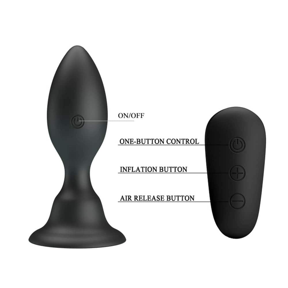 Mr. Play Plug anal vibrante con control remoto